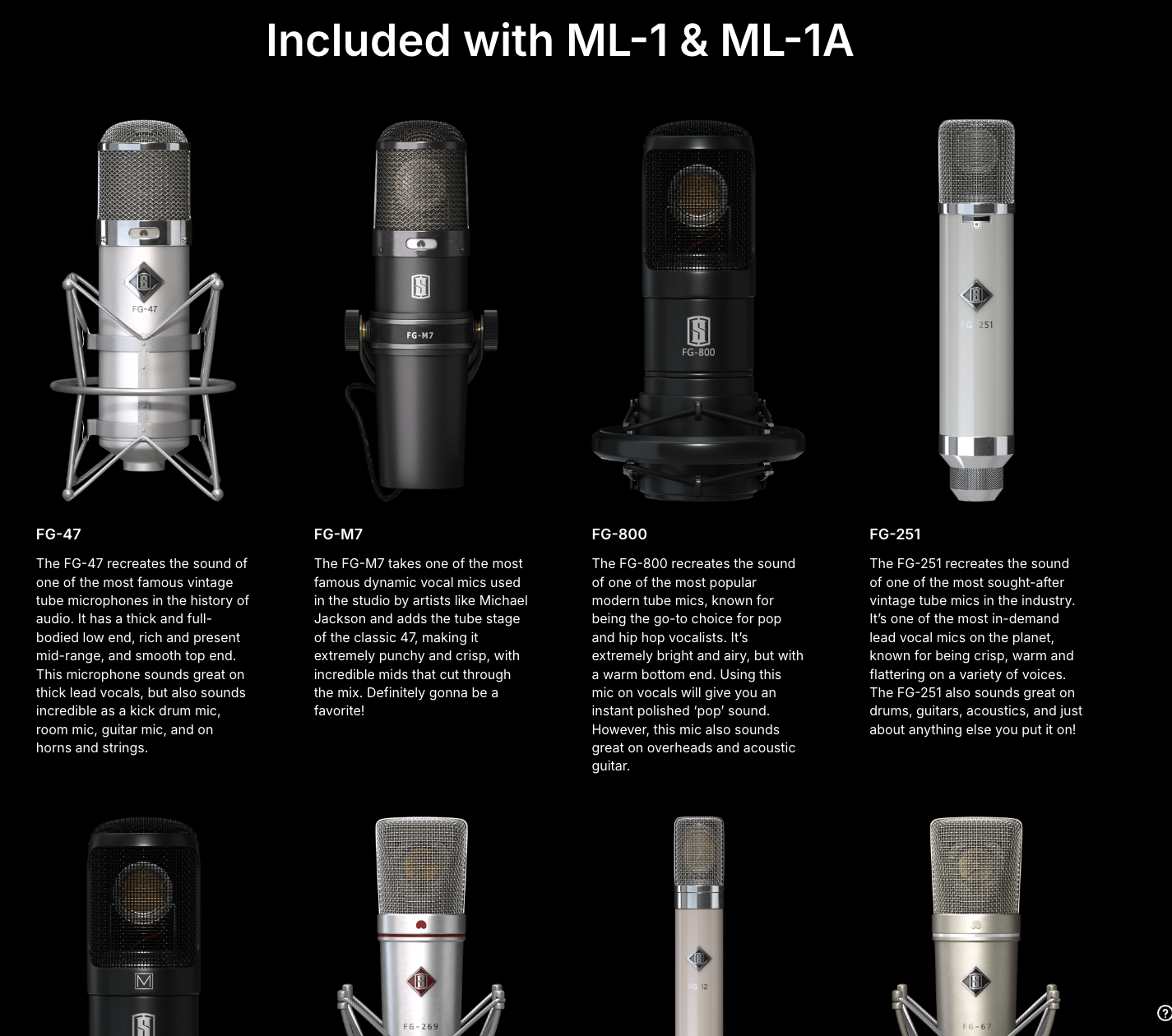 Slate Digital Classic Tubes (first 8 mics)